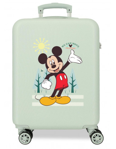 2071145 ABS SUITCASE 55CM 4W.  MICKEY MOUNTAINS MINT